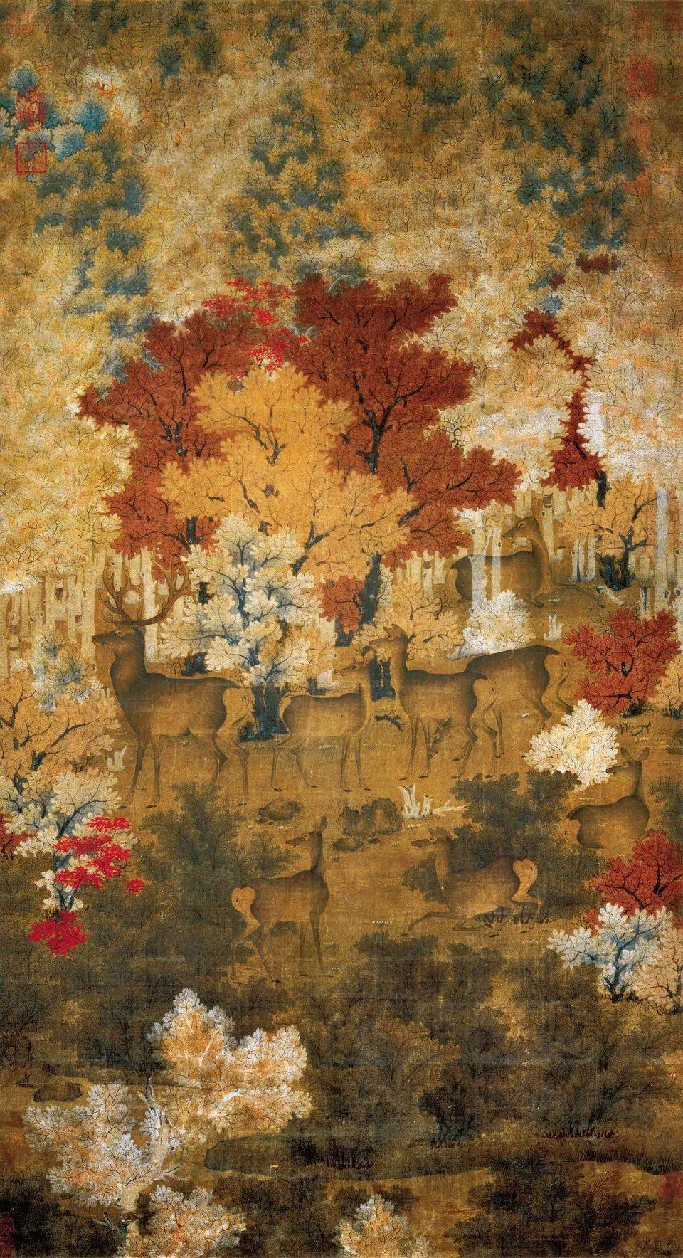 欣赏看历代名画中的秋色