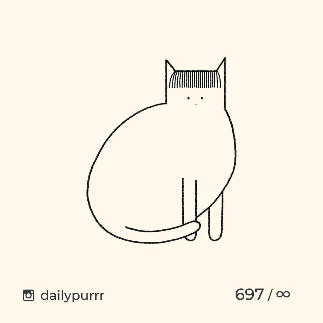 这些沙雕"猫片"经过插画师的二次创作,简直更萌了!