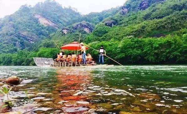 南平溪源大峽谷避暑武夷山雲河竹筏漂流打卡中華武夷茶博園特惠二日遊