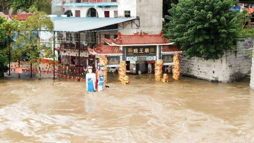 入汛以来最大洪峰顺利过境南充主城区大水真冲了龙王庙
