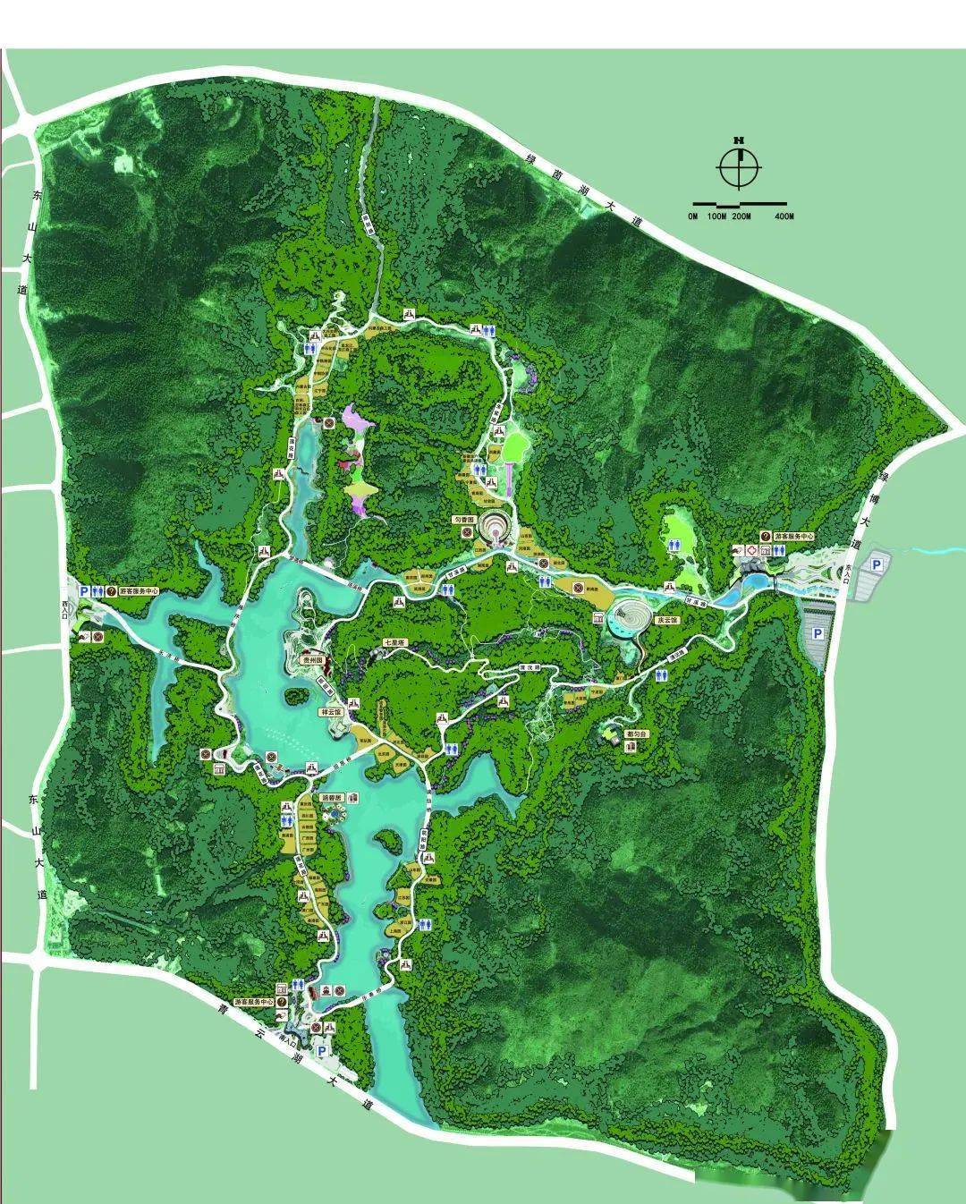 绿博园园区地图图片
