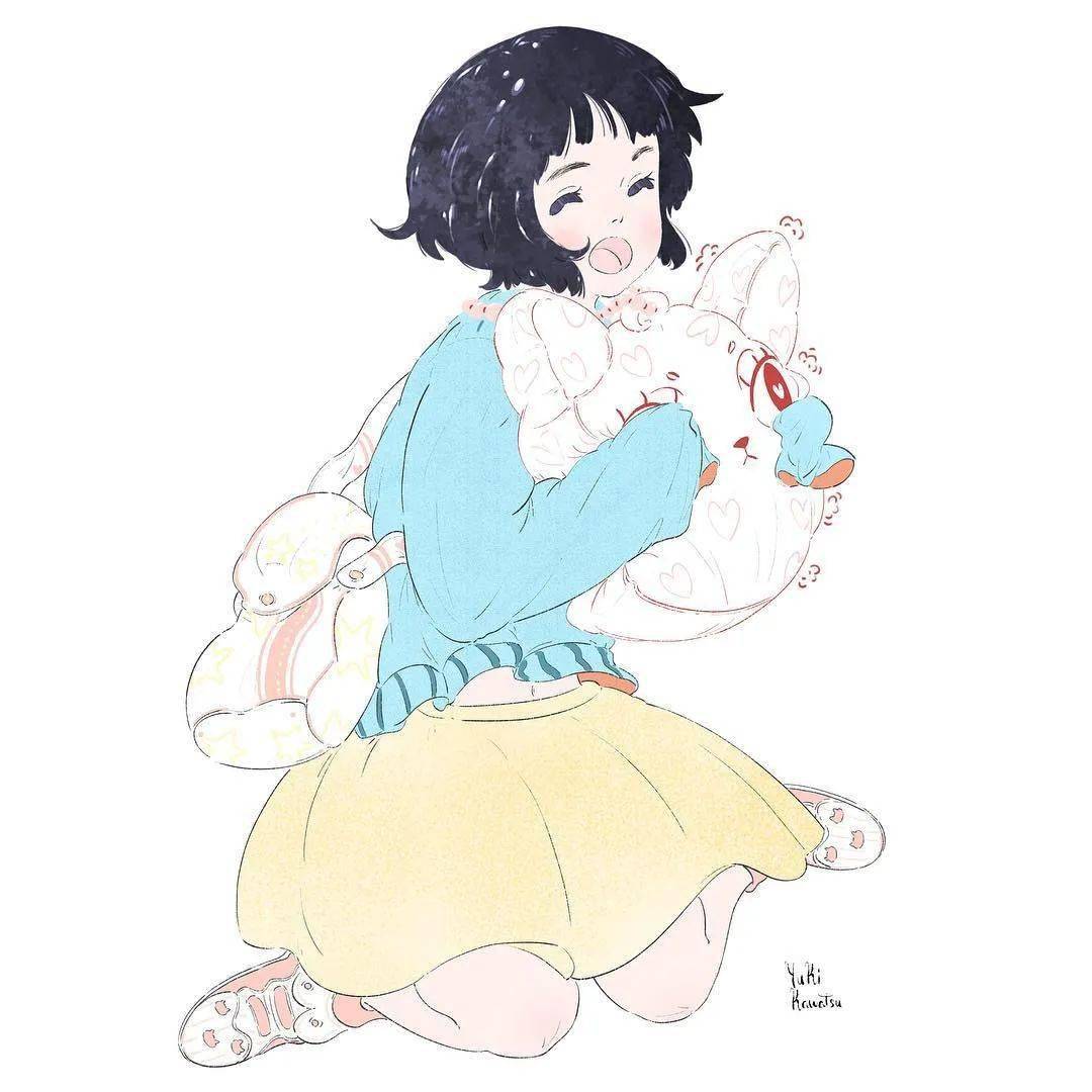 这组漫画风的插画让你感受线条的魅力