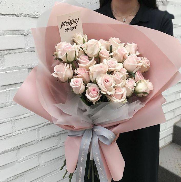 七夕玫瑰花束好美