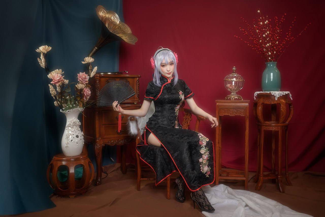 弱音旗袍cosplay初音未来