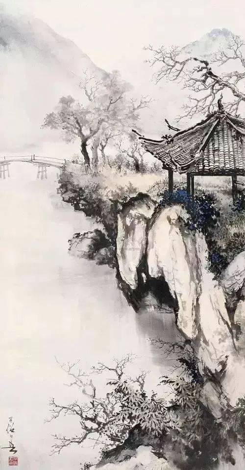 欣赏山水画的最高境界是画中看出诗意