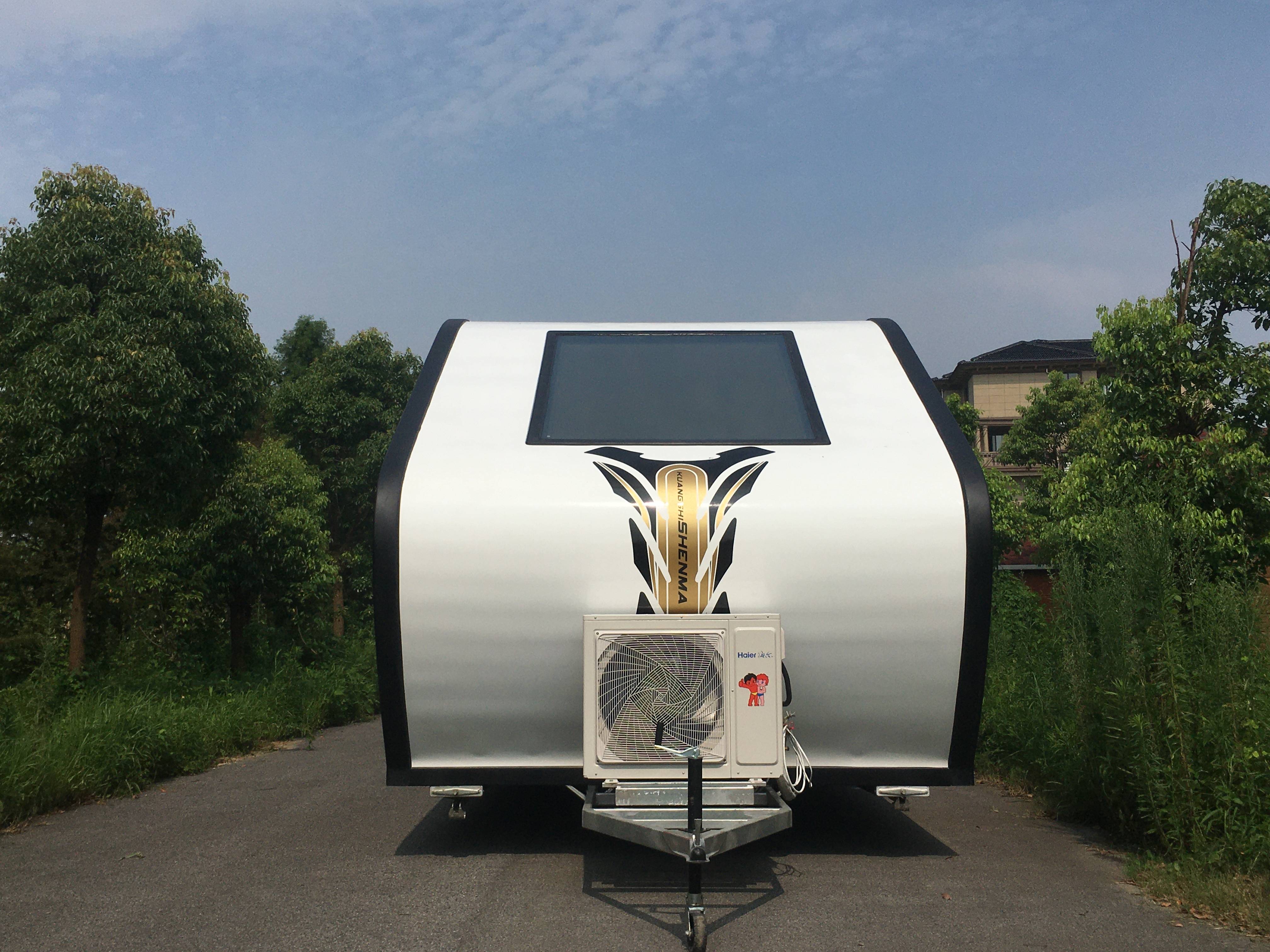 营地拖挂房车观景隐私隔热玻璃全屋智能家居