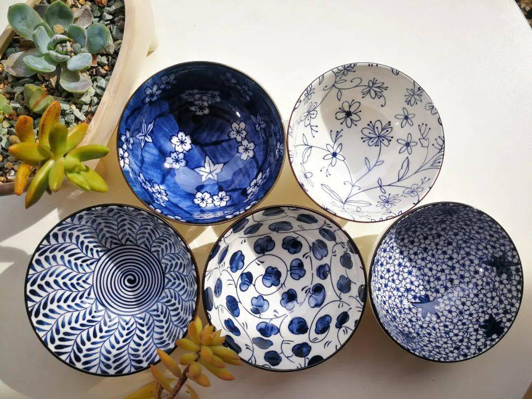 日式手绘碗 玻纤维樱花指甲筷,吃个饭竟能这么高颜值