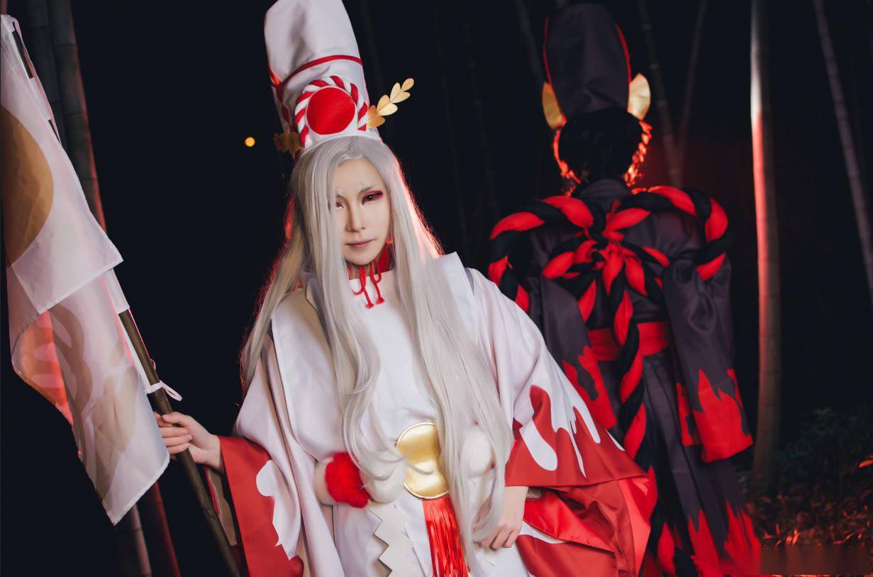阴阳师鬼使黑白cosplay