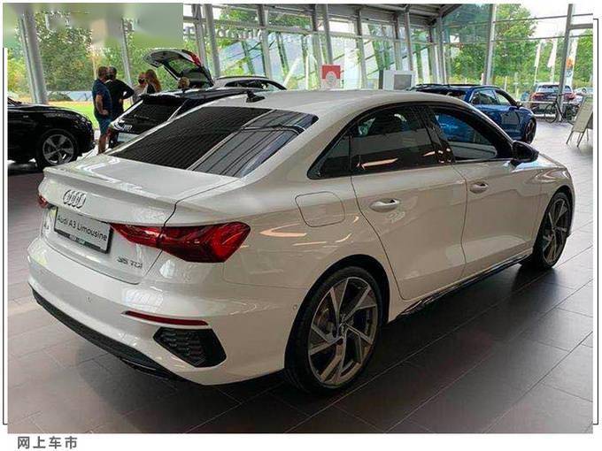 奥迪a3三厢版进店实拍本月发布国产轴距加长