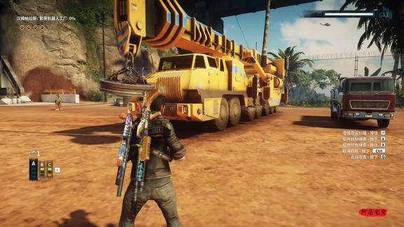 正当防卫4起重车vs装甲车拉力赛开始比一比谁更厉害