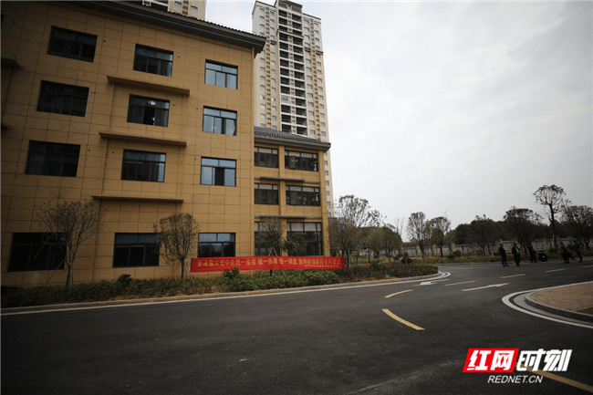 衡阳市珠晖区衡州路街道干净整洁的安置小区.