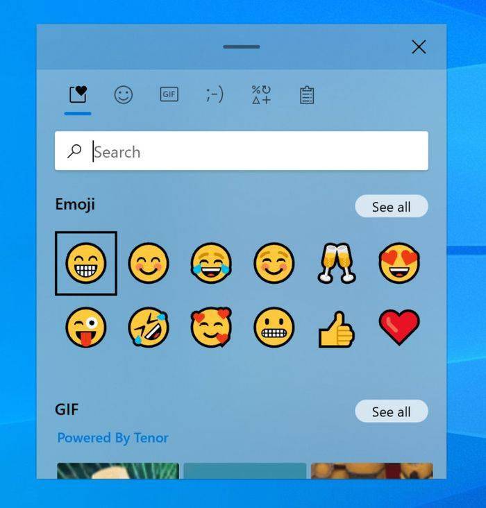 Win10 Build 20206发布：优化Emoji面板 增强触控输入