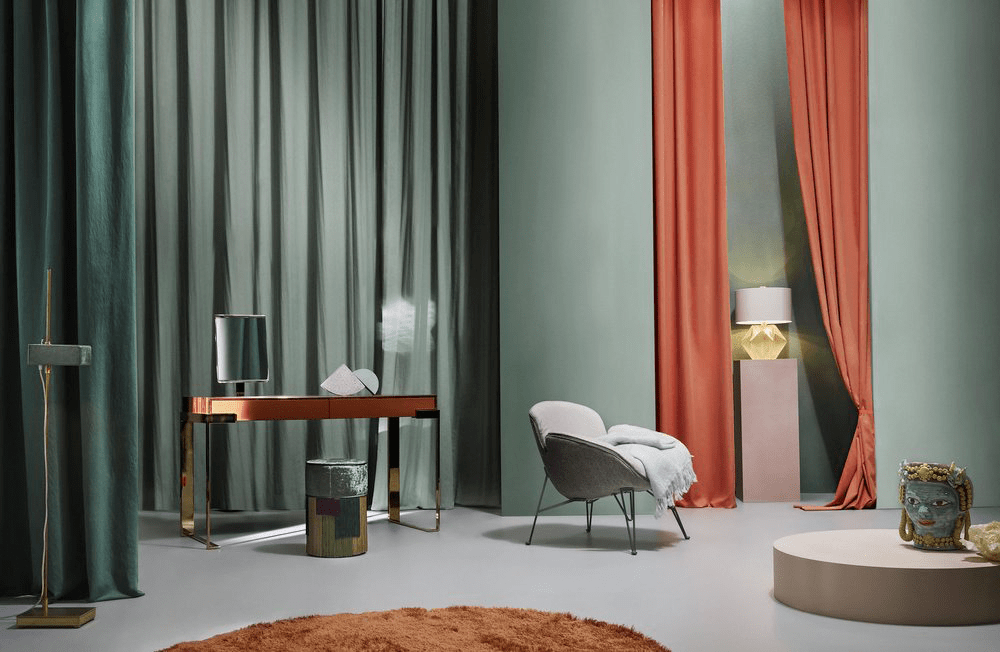 马卡龙色的软装搭配爱极了这么甜的空间设计