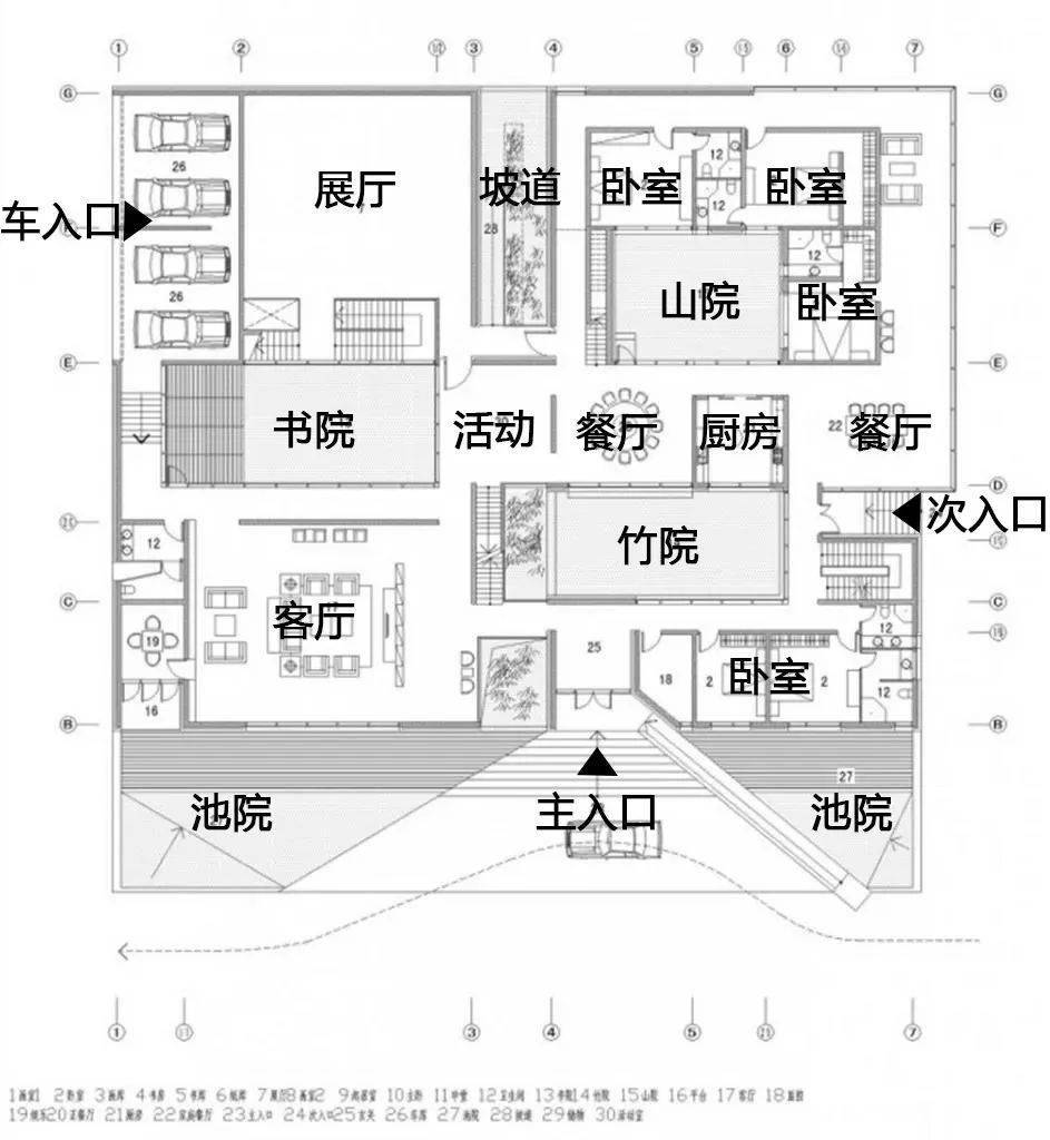 馮大中藝術館一層平面圖