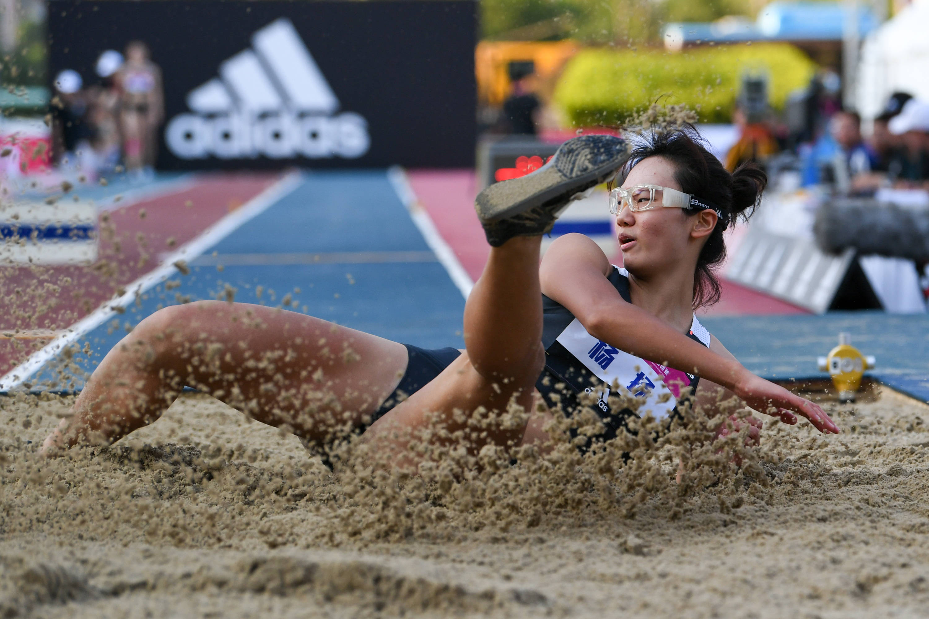 田径——2020中国田径街头巡回赛南京站:女子三级跳远赛况