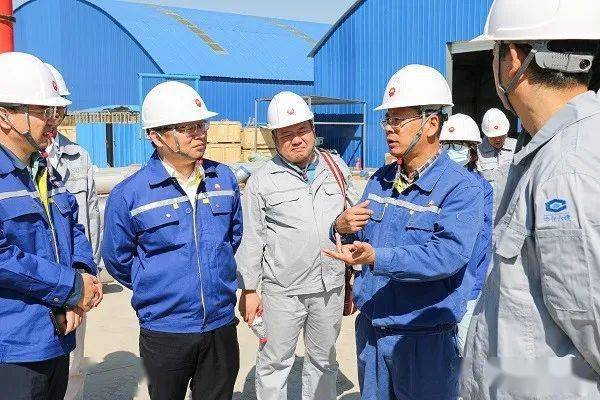 中国化学工程第六建设有限公司到公司长庆乙烷制乙烯项目部交流