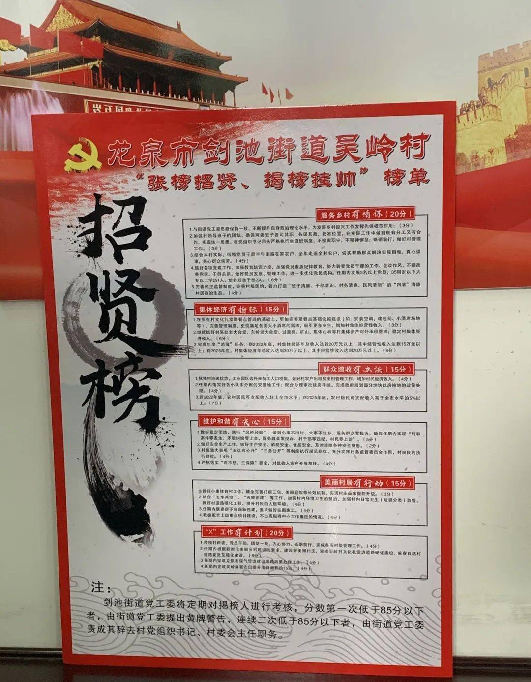 剑池街道揭榜挂帅高质量选贤能