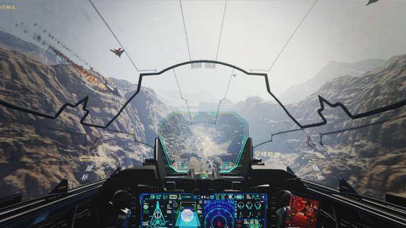 使命召唤11第一人称驾驶高科技战机空中追逐战打的太刺激了