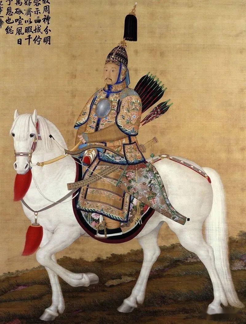 清朝将军霸气骑马图片图片