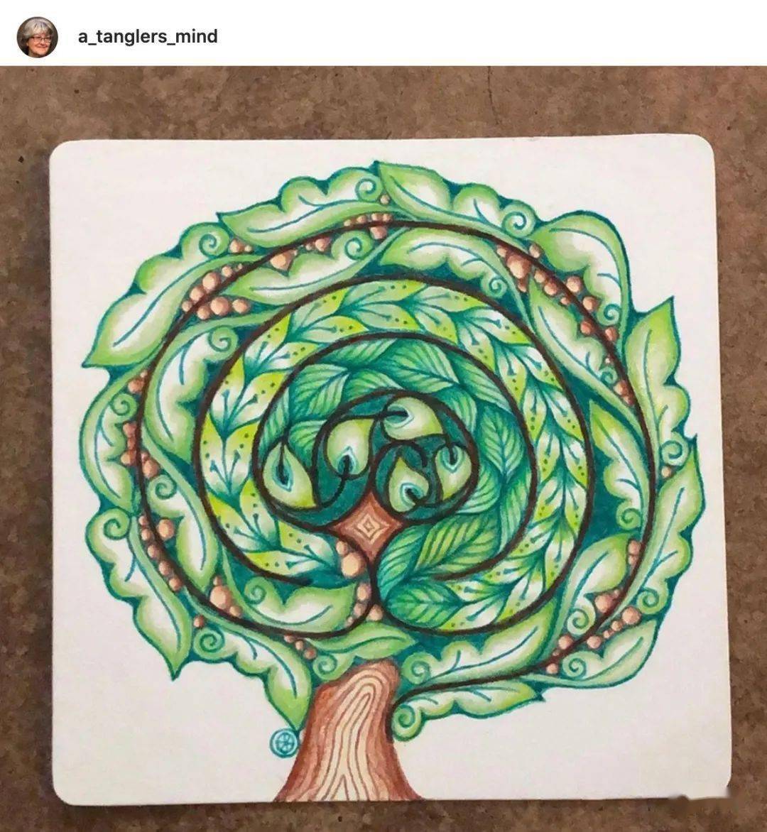 禅绕小知识:生命之树迷宫(tree of life labyrinth)