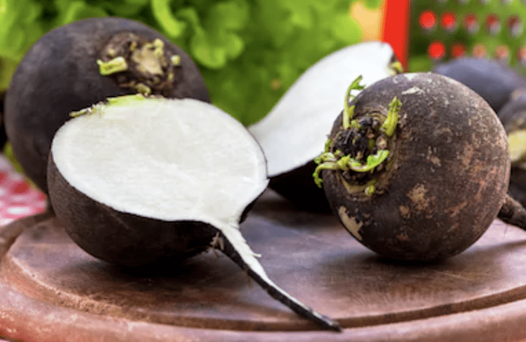 又称西班牙黑萝卜,这个看起来好像一只弯曲的大山药的东东,没错,是只