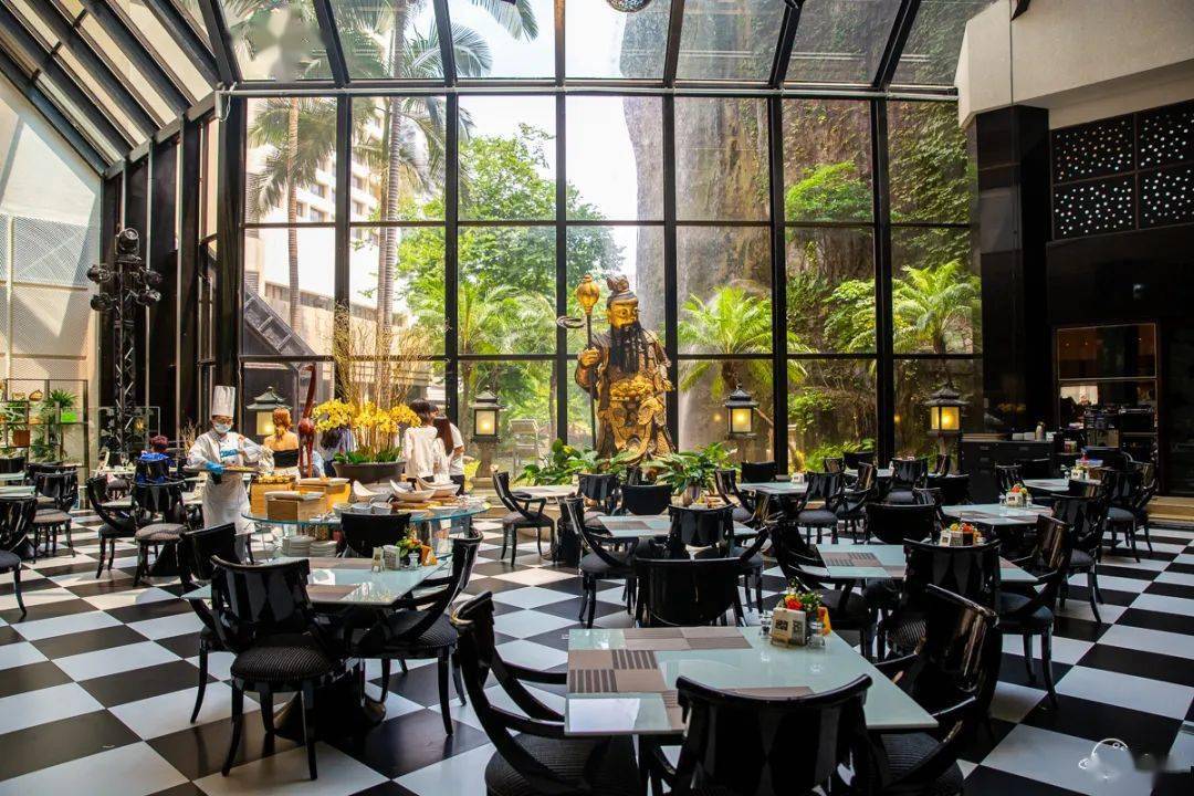 广州「瀑布玻璃房」下午茶,06148任点任吃!_餐厅