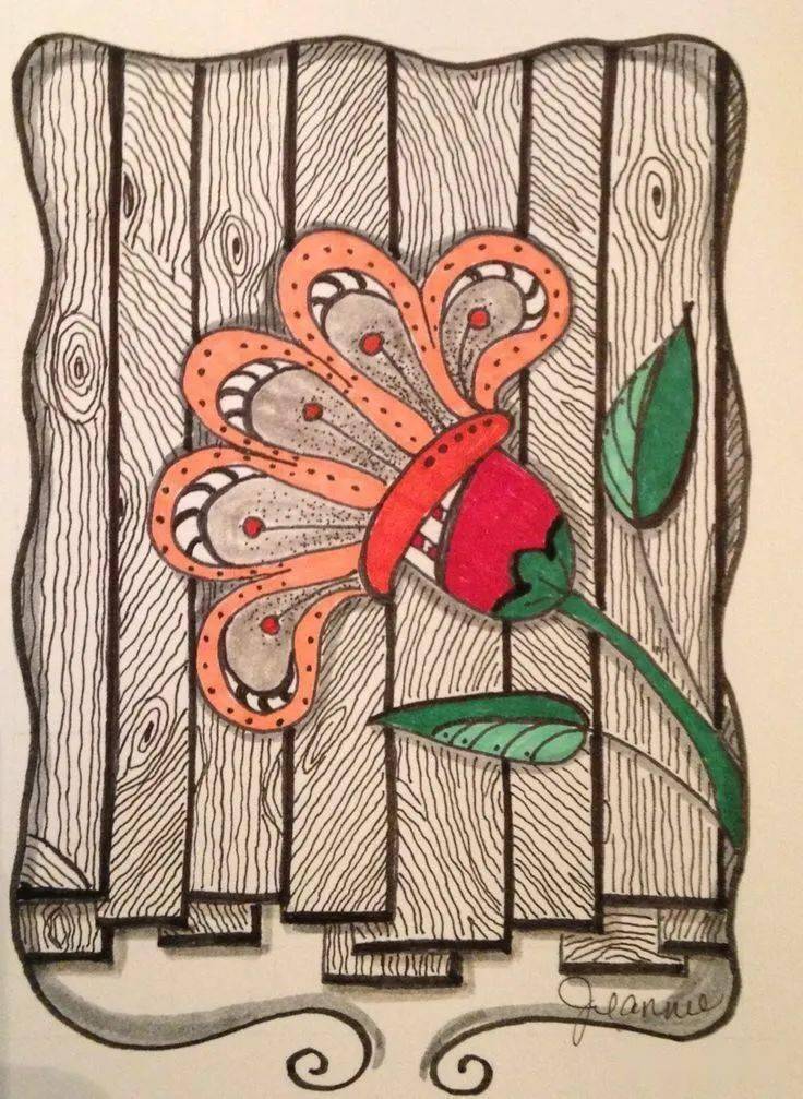 线描临摹必备30张充满创想力的装饰画一定有你喜欢的一张