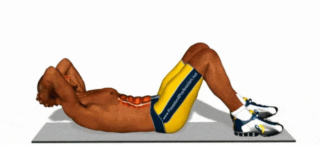 花样卷腹腹肌马甲线练习黄金动作赶快学起来