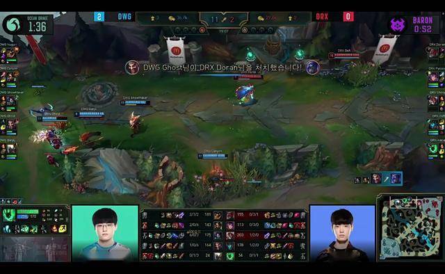 英雄联盟showmaker阿卡丽抢龙四杀dwg夺得冠军