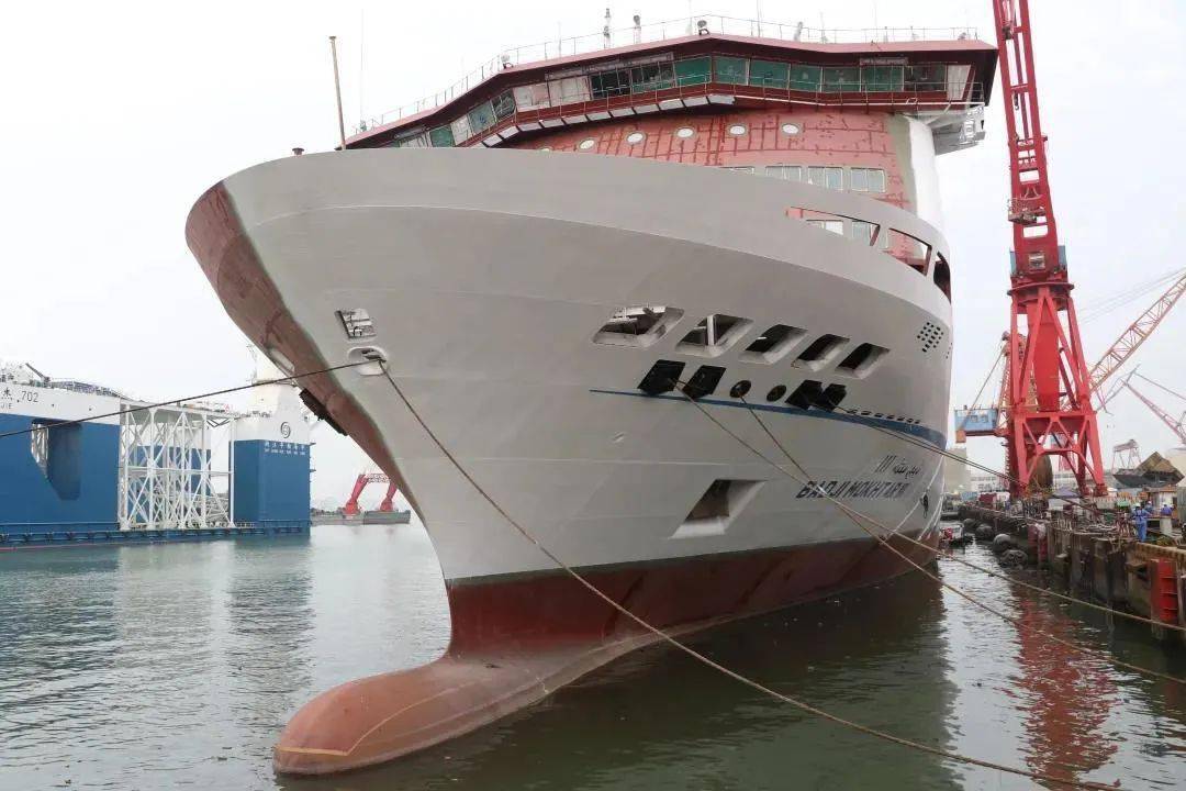 广船国际建造的阿尔及利亚豪华客滚船完成倾斜试验