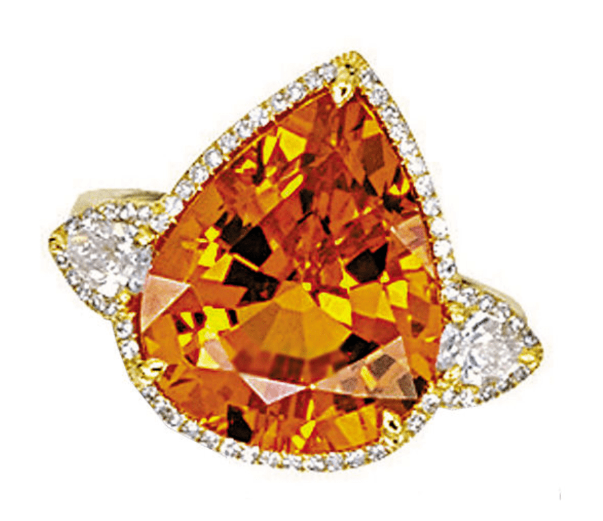 3,橙色尖晶石:是橙红色至橙色的尖晶石品种.