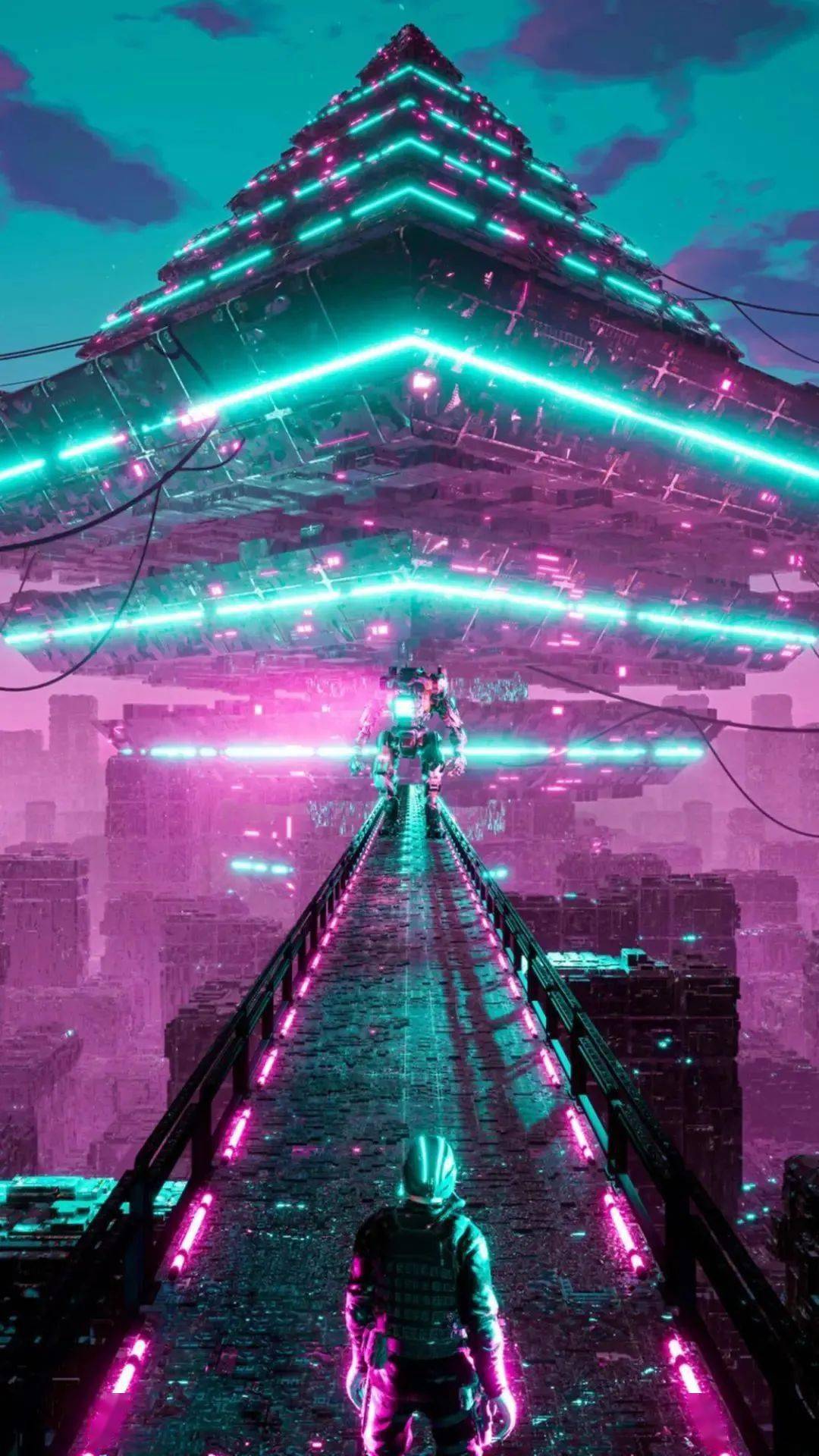 朋克风暗色壁纸,酷盖必备.