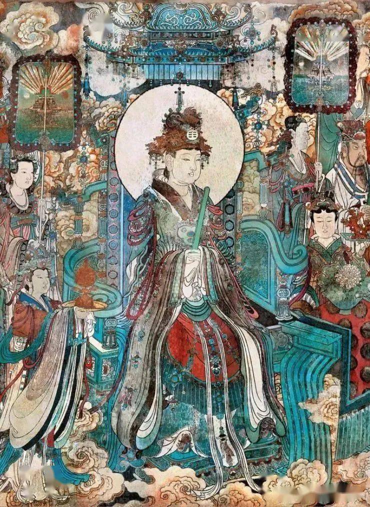 元代《朝元图》壁画欣赏_永乐宫