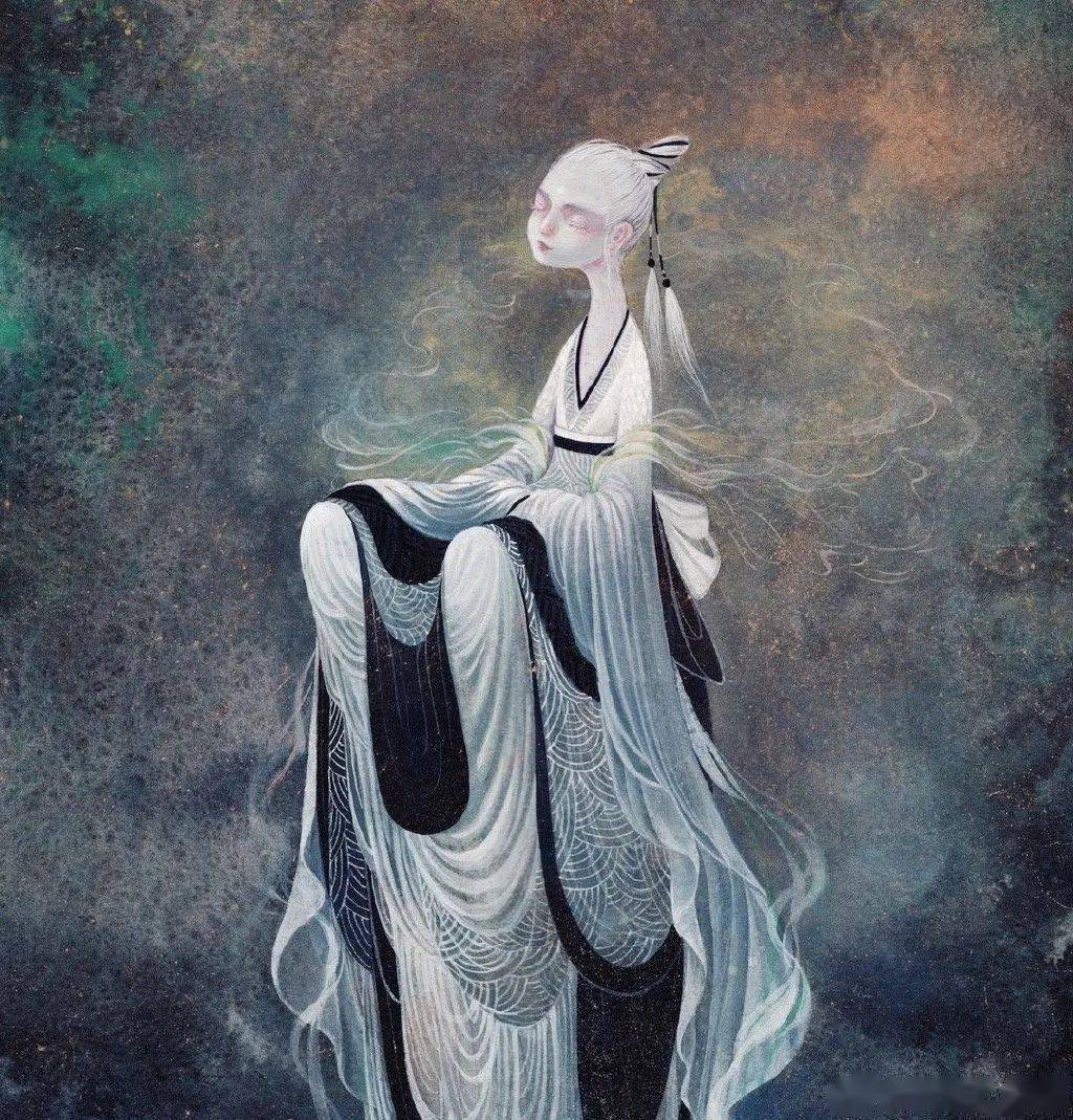 古风神话精怪插画