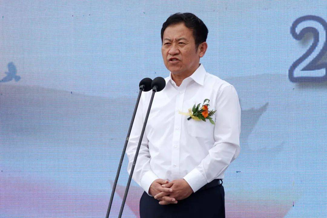 大理市湾桥镇大沙坝片区),州委书记陈坚宣布项目开工,州委副书记,州长