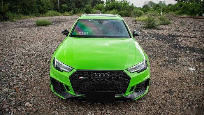 网红绿色奥迪rs4 avant——最速买菜车能不能买到最新鲜的菜!