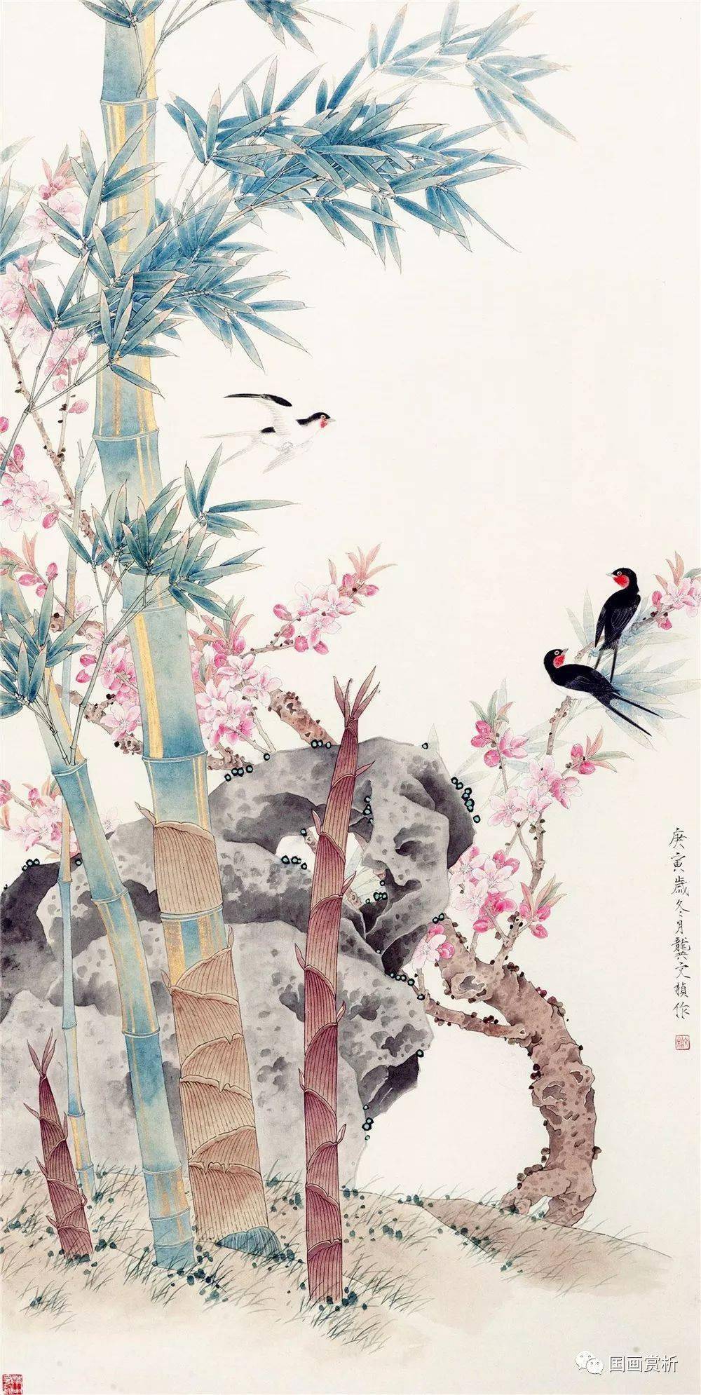 当代工笔花鸟画领军人物龚文桢