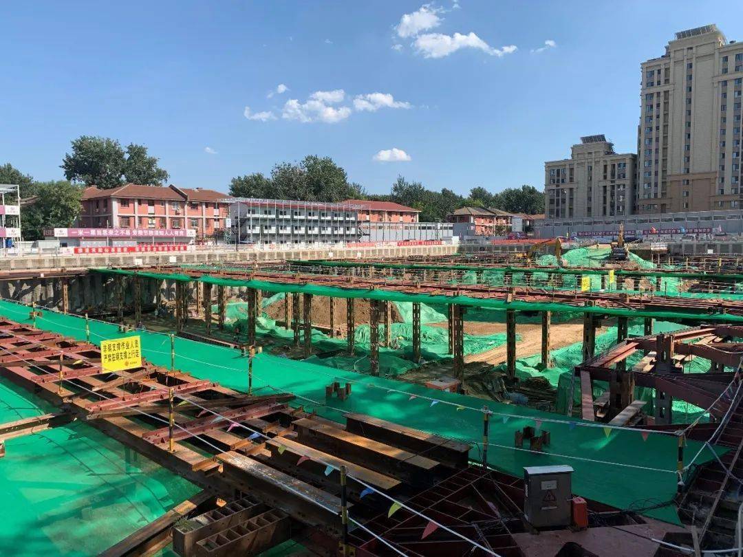 北京市首次应用预应力鱼腹式基坑钢支撑技术
