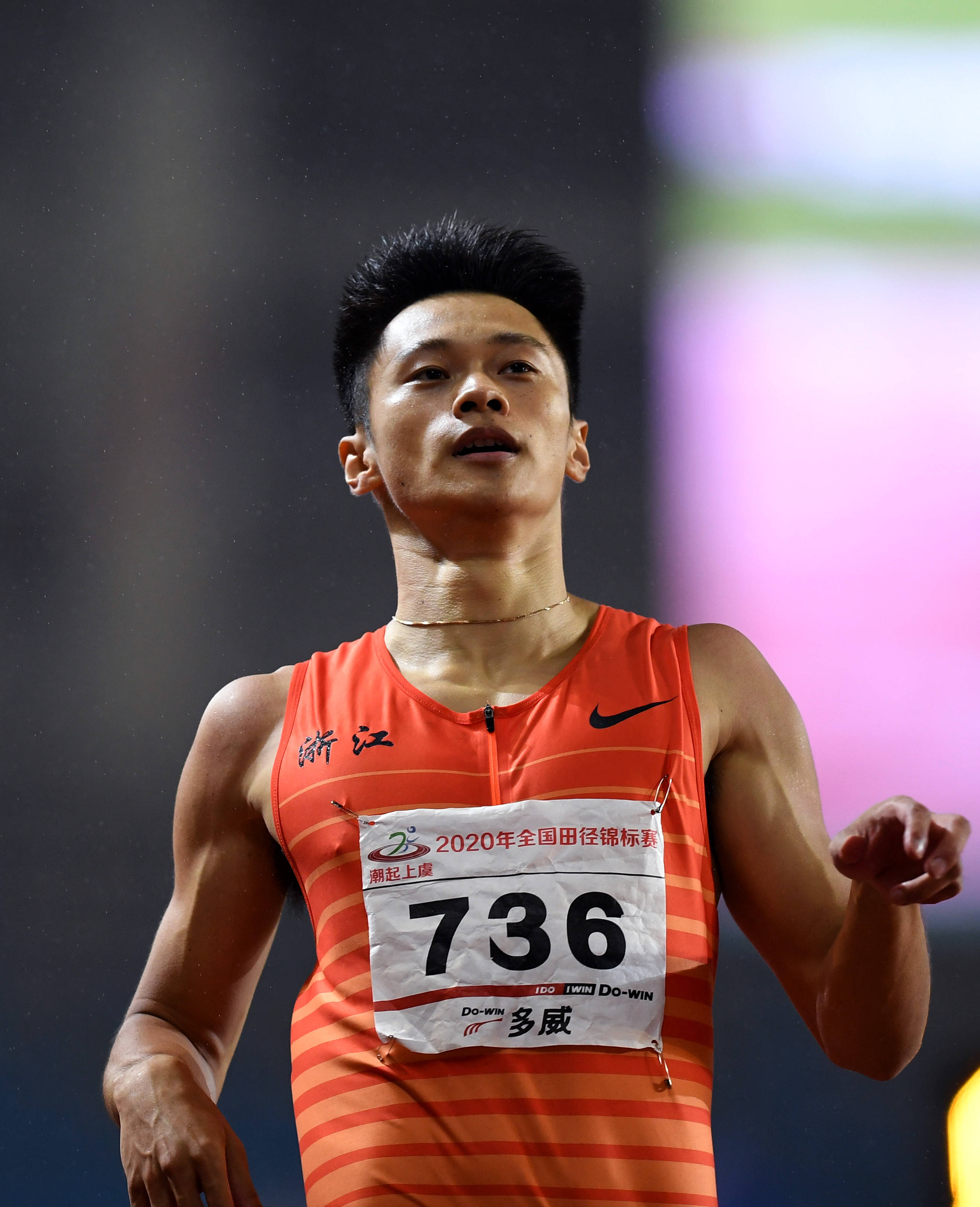 田径全国锦标赛男子200米决赛赛况