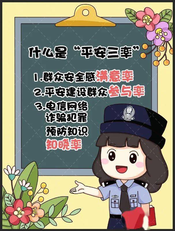 平安三率你知我晓平安建设人人参与
