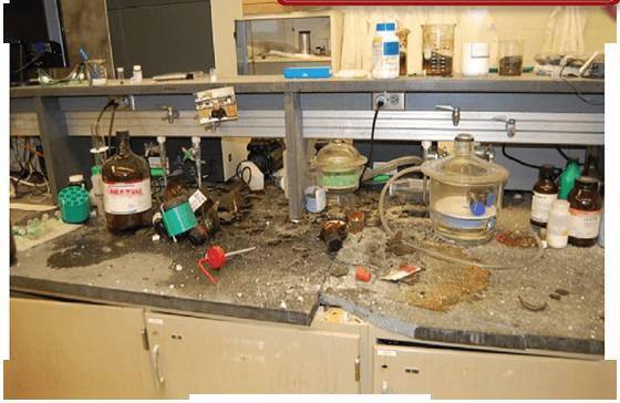 一名研一新生和五年级博士生合成高氯酸肼镍衍生物(nhp),通常每次合成