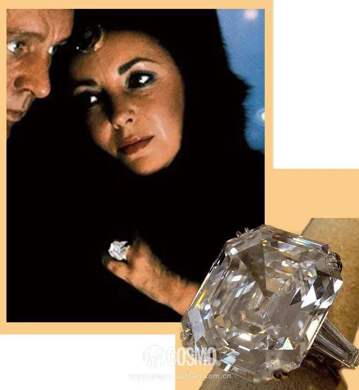 42克拉的梨形钻石,开始设计成钻戒,但伊丽莎白认为对自己来说太大