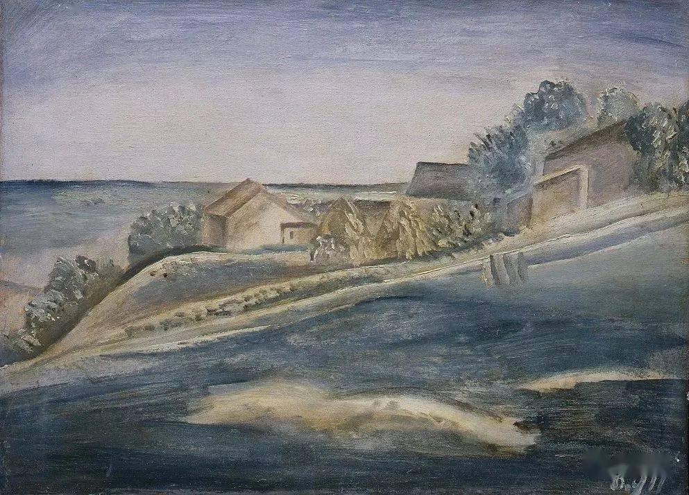 意大利画家莫兰迪风景作品