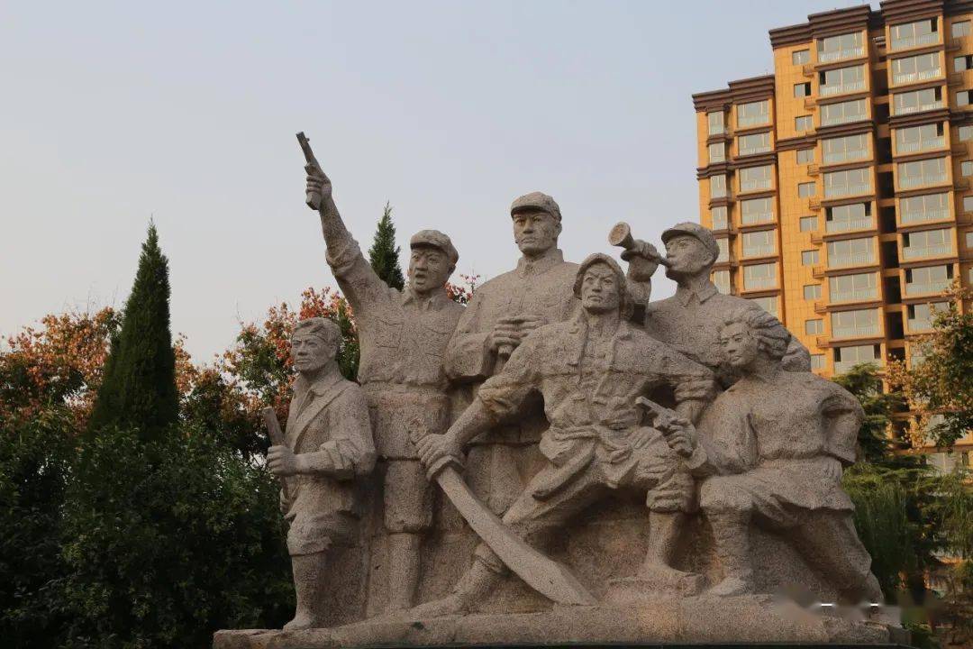 菏泽市单县百寿坊及百狮坊,湖西革命烈士陵园