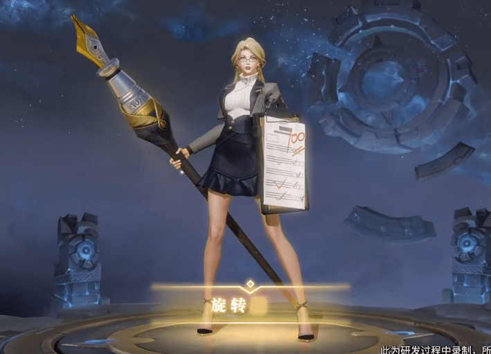 s21雅典娜1级战令皮肤曝光大长腿简直犯规学渣看到特效哭了