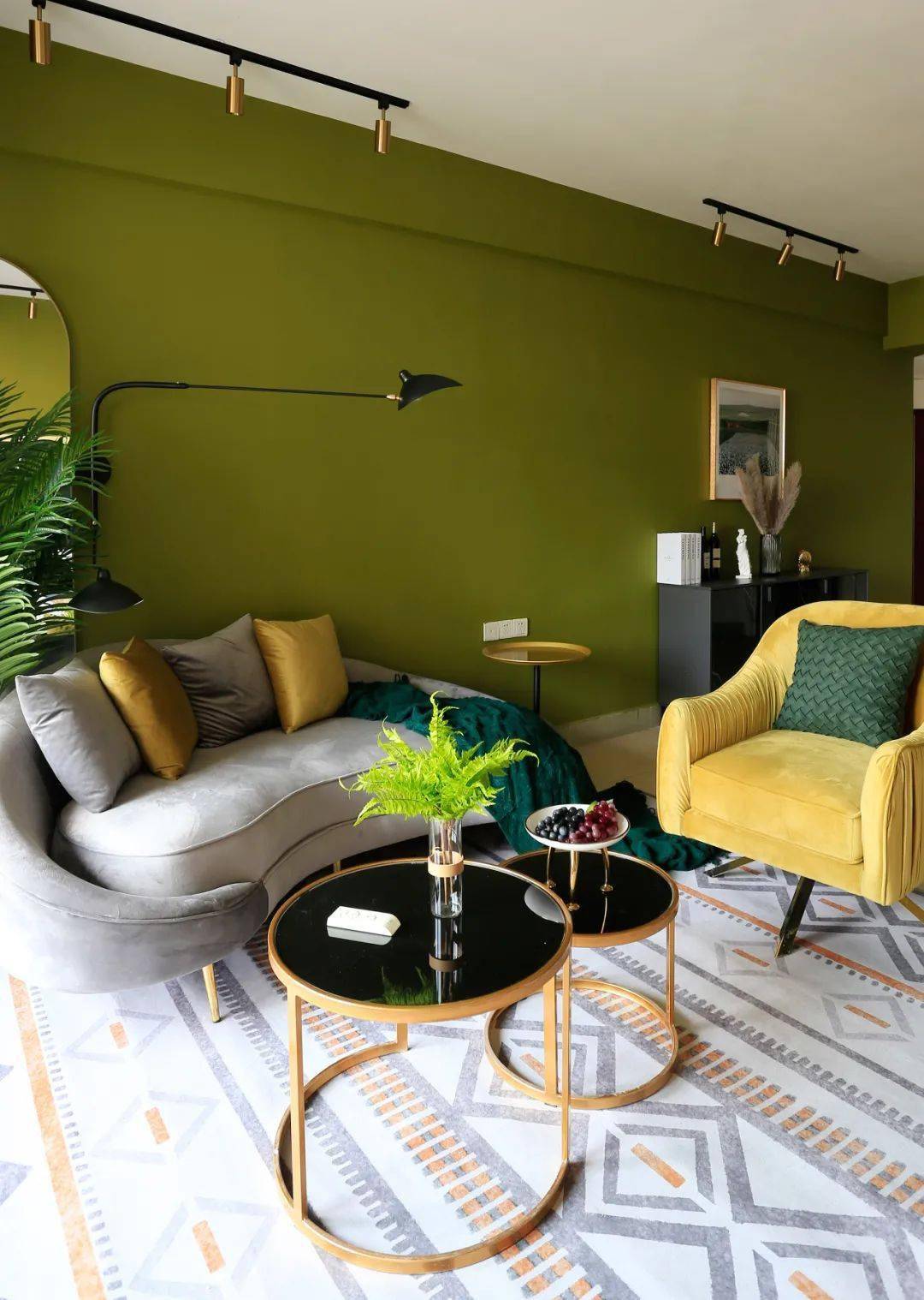 101平3房,只花3.2万装修,没想到._橄榄绿