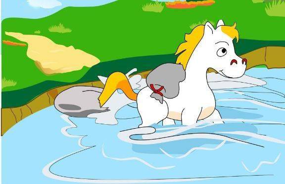 睡前故事小马送麦子