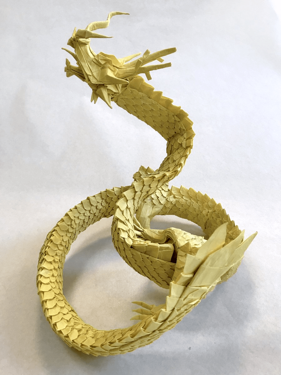 日本折纸大师折出"哥斯拉"!网友:眼睛看懂了,脑子懵了!