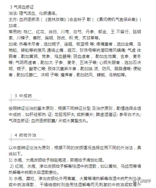带状疱疹蛇串疮中医诊疗指南