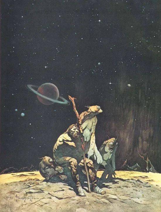 █每日一画西方幻想类插画大师frankfrazetta